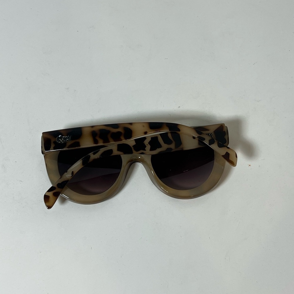 QUAY x SHAY Jinx Nomadchic Mitchell Sunglasses Desert Leopard MCM Glasses EUC - Picture 11 of 11